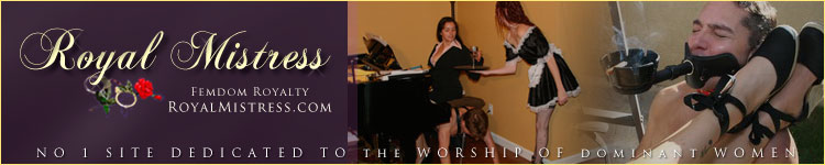 Royal Mistress - Mistresses are served by their slaves like royalty